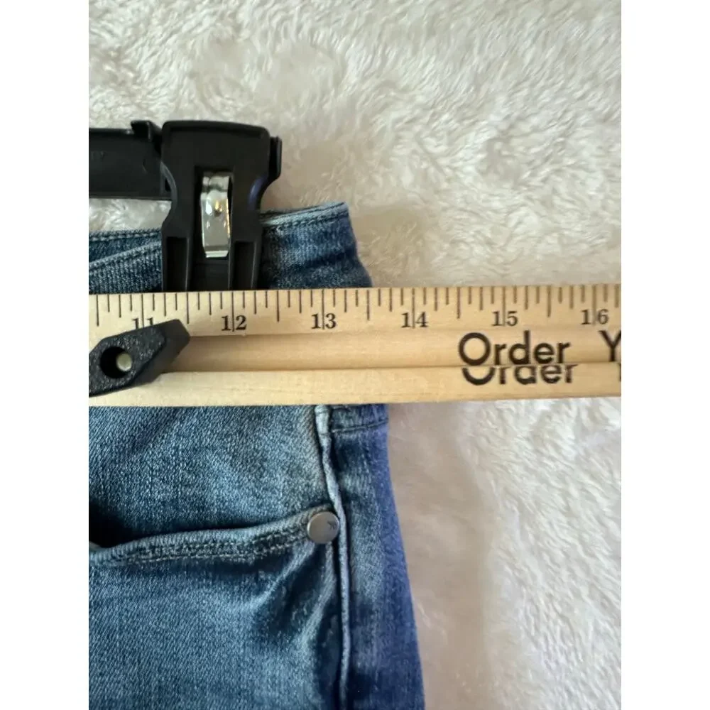 Judy Blue Slim Boot Denim Jeans 3 or 26 Stretch Slit Legs